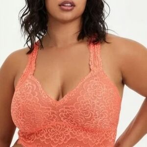 Torrid Curve Lace Bralette Size 3